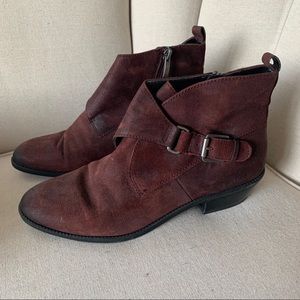 Franco Sarto Red Leather Boots